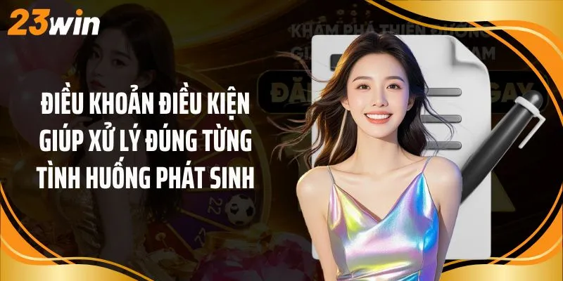 Điều khoản điều kiện giúp xử lý đúng từng tình huống phát sinh