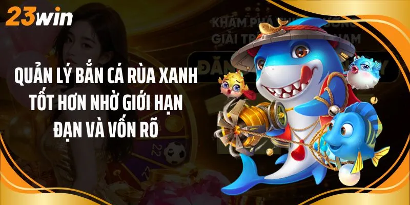 Quản lý bắn cá rùa xanh tốt hơn nhờ giới hạn đạn và vốn rõ