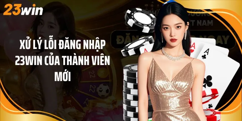 Xử lý lỗi đăng nhập 23Win của thành viên mới